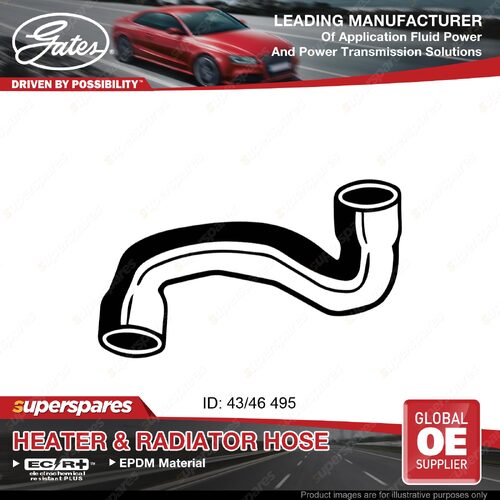 Gates Lower Radiator Hose for Ford Fairlane ZD Fairmont Falcon XA XB XC XY