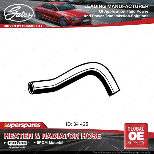 Gates Upper Radiator Hose for Chrysler Calant GC GB GD Lancer LB LC 1.6L