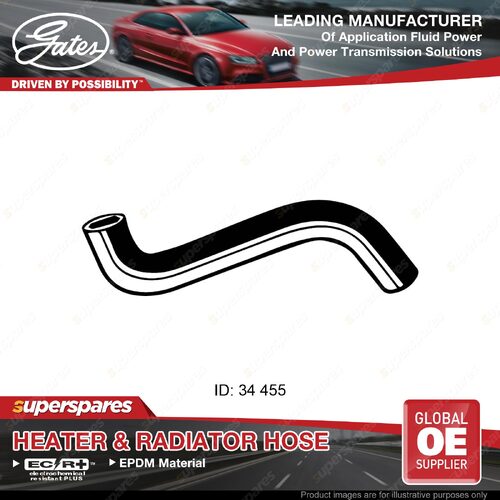 Gates Upper Radiator Hose for Mercedes Benz Kombi S123 300-Series 300 3.0L