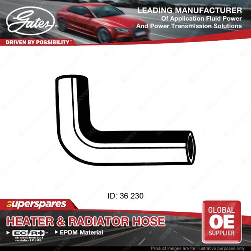 Gates Upper Radiator Hose for Toyota Landcruiser FJ40 FJ43 FJ45 FJ55 4.2L