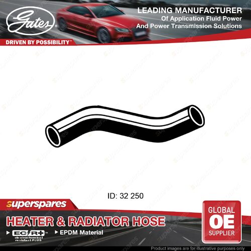 Gates Upper Radiator Hose for Toyota Hiace RH20-30 RH11 RV11 12R 1.6L 49KW