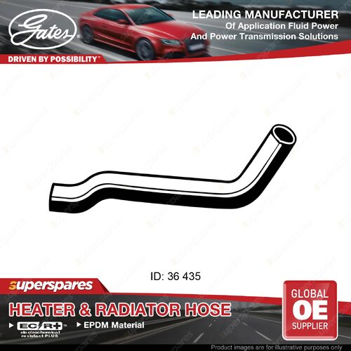 Gates Upper Radiator Hose for Ford Fairlane ZL ZK Fairmont Falcon XF XD XE LTD