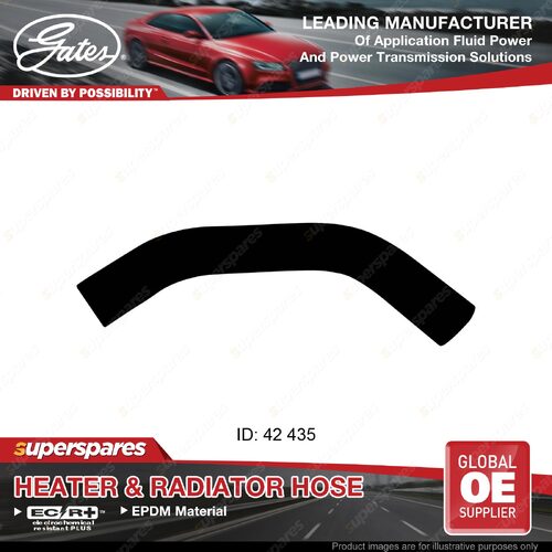 Gates Lower Radiator Hose for Nissan Patrol MK MQ W160 GQ 160 P40 3.9L 4.1L