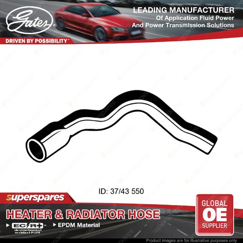 Gates Lower Radiator Hose for Nissan Patrol MQ MK GQ 160 3.2L 3.3L 1980-1987