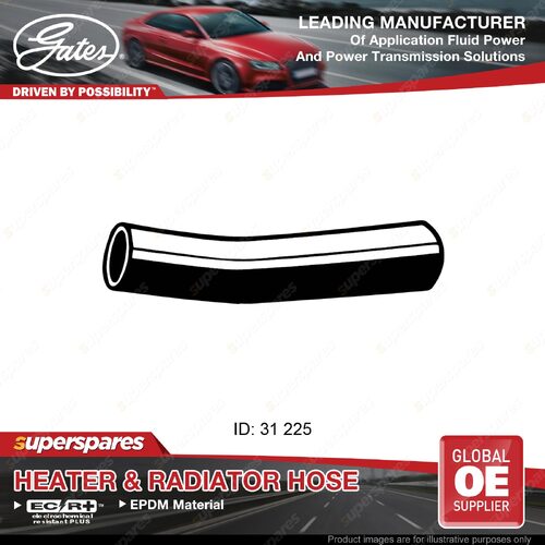 Gates Lower Radiator Hose for Mercedes-Benz Sedan W123 2.4L 06/80-12/82