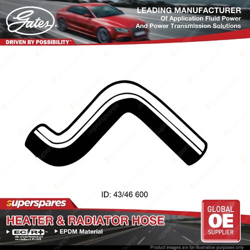 Gates Lower Radiator Hose for Ford Falcon XG 4.0L 148 161KW 03/93-03/96
