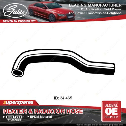 Gates Upper Radiator Hose for Mitsubishi Galant HJ 2.0L 11/92-08/96