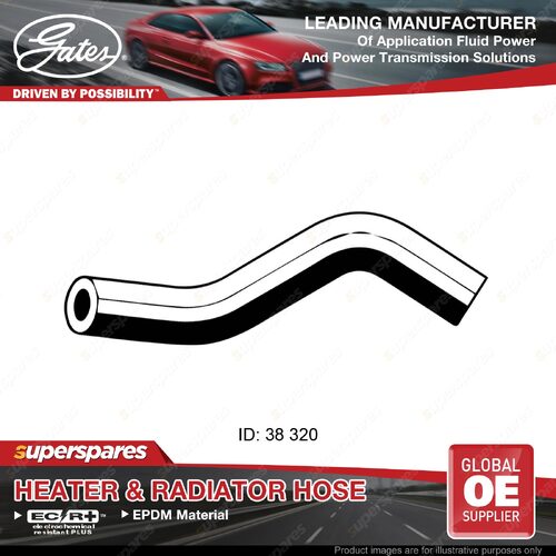 Gates Upper Radiator Hose for Toyota Landcruiser HDJ80 HZJ80 HZJ105