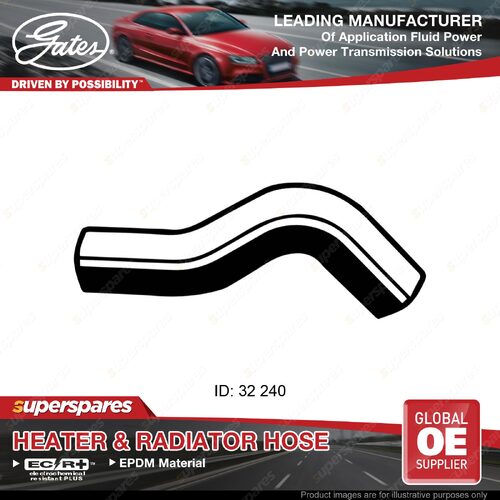 Gates Upper Radiator Hose for Toyota Hiace LH50 LH60 LH 7 2.2L 2.4L 1982-1989