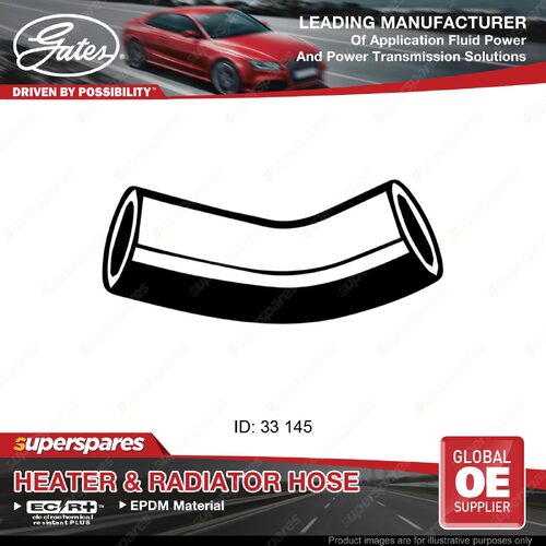 Gates Lower Radiator Hose for Toyota Hiace H5G YN5 YN7 LH7 YH50 YH60 LH50 LH60