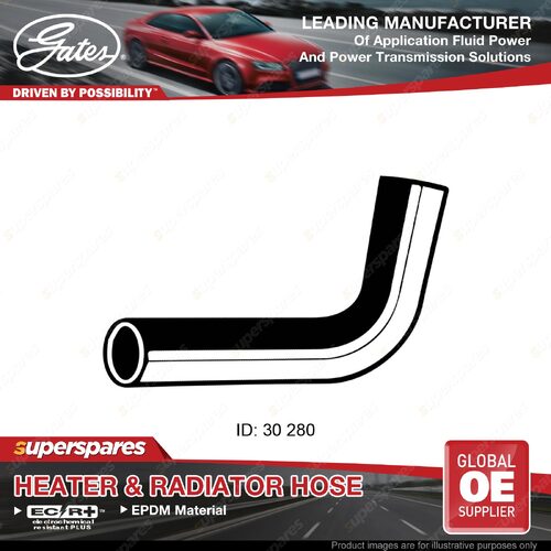 Gates Upper Radiator Hose for Daihatsu Charade G100 G101 G102 G112 1.3L 88-93
