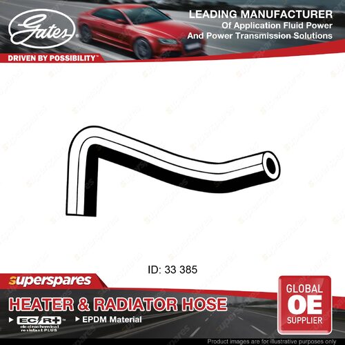 Gates Upper Radiator Hose for Ford Courier PD 2.5L 63KW 64KW 96-99