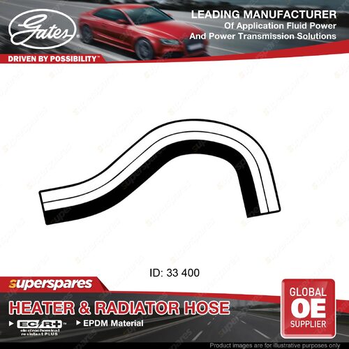 Gates Lower Radiator Hose for Mitsubishi Triton MK K57T 2.8L 1996-2003