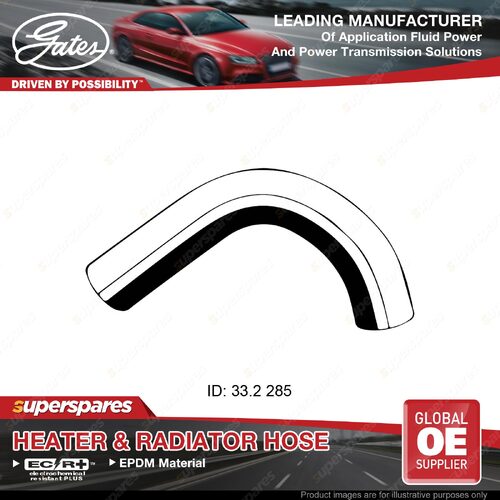 Gates Upper Radiator Hose for Mitsubishi Pajero NH NJ NK NL V45 Shogun V23W V43W