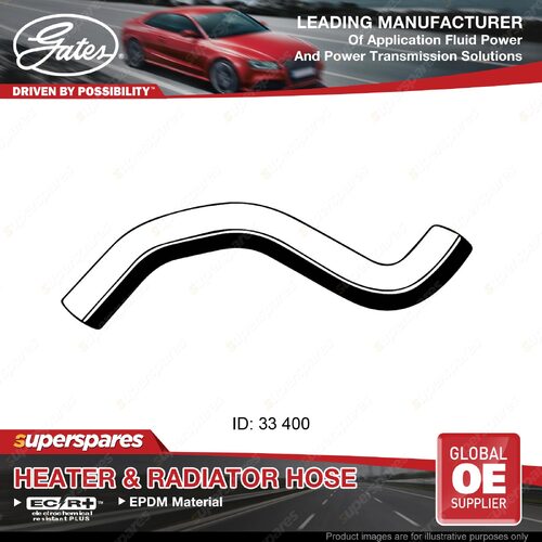 Gates Upper Radiator Hose for Toyota Landcruiser Prado VZJ90 VZJ95 3.4L