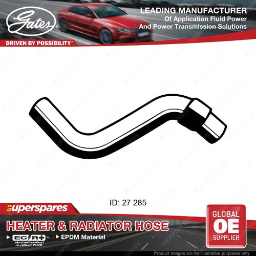 Gates Upper Radiator Hose for Toyota Starlet EP91 4E-FE 1.3L 1996-1999 285mm