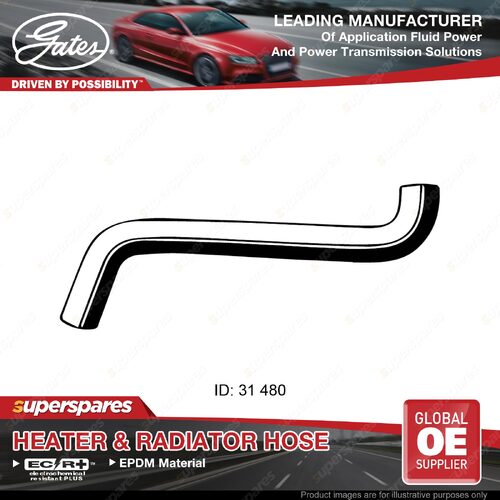 Gates Upper Radiator Curved Hose for Lada Niva21212131 1.6L 01/87-03/95