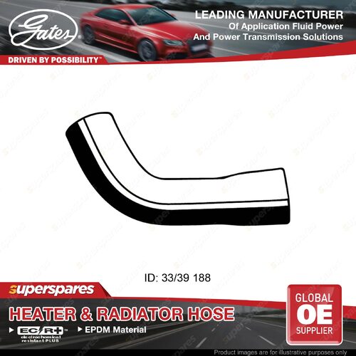 Gates Lower Radiator Hose for Nissan Patrol Y61 GR GU RD28Ti 2.8L 96KW