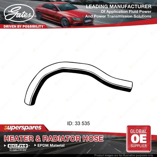 Gates Lower Radiator Hose for Mitsubishi Pajero Io QA 2.0L 10/01-09/03
