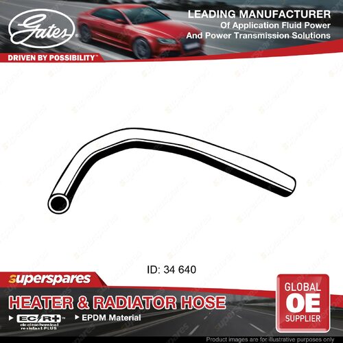 Gates Lower Radiator Hose for Mitsubishi Express Starwagon SF SG SH SJ WA