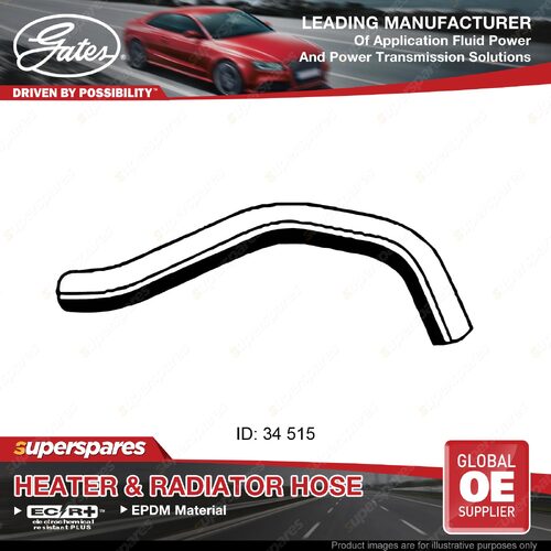 Gates Lower Radiator Hose for Toyota FJ Cruiser GSJ15 Landcruiser Prado GRJ120