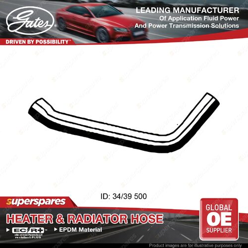 Gates Upper Radiator Hose for Nissan Patrol Y60 GR GQ 3.0L 01/90-12/97