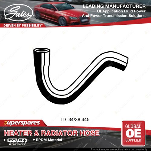 Gates Lower Radiator Hose for Nissan Patrol Y60 GR GQ 3.0L 01/90-12/97