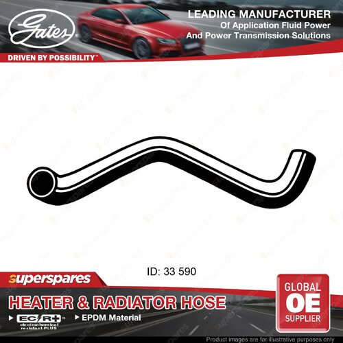 Gates Lower Radiator Hose for Toyota Hilux TGN16 2TR-FE 2.7L 118KW 05-15