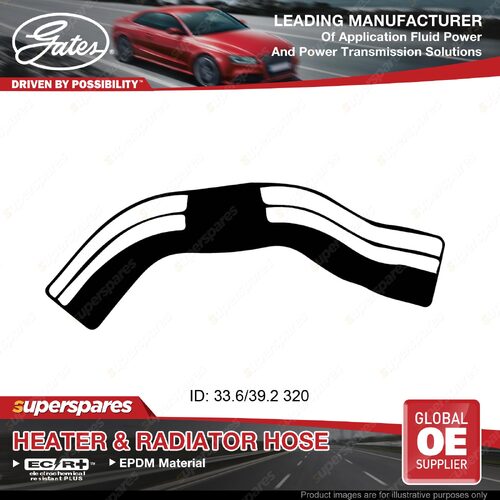 Gates Upper Radiator Hose for Nissan Patrol Y61 GR GU Gr TY61 TD42T 4.2L