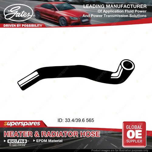 Gates Lower Radiator Hose for Nissan Navara D22 ZD30 3.0L 110KW 565mm