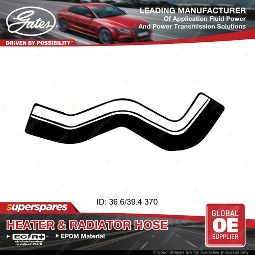 Gates Upper Radiator Hose for Holden Rodeo TFS77 TFR77 3.0L 4JH1-TC