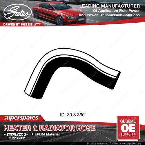 Gates Lower Radiator Hose for Kia RIO BC A5D 1.5L 72KW Length 360mm
