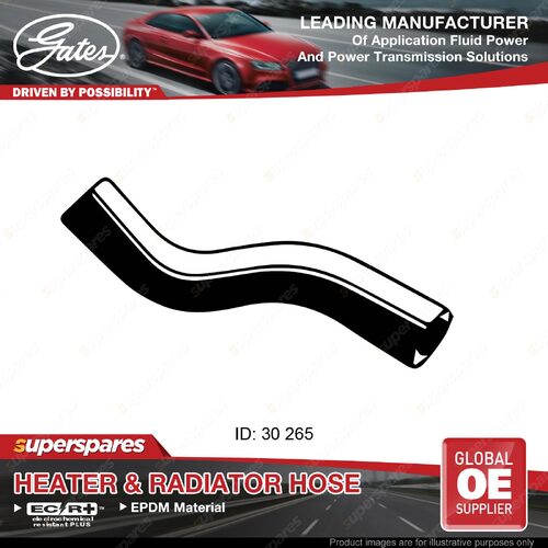 Gates Upper Radiator Hose for Toyota Spacia SR40 2.0L 01/98-08/02