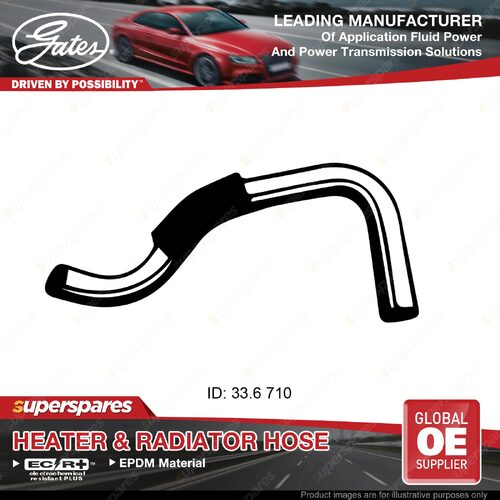 Gates Lower Radiator Hose for Mitsubishi Triton MK 4M40-T 2.8L 92KW 03-06