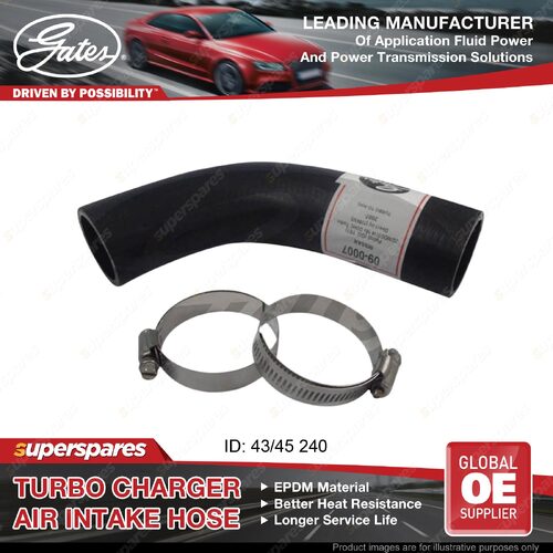 Gates Turbo Air Intake Hose Hot side for Nissan Patrol Y61 GR TY61 GU 240mm