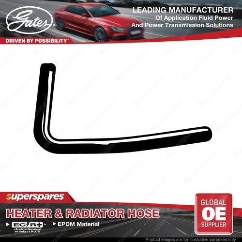 Gates Inlet Heater Hose for Holden Gemini TE TF TG 1.8L Diesel 4FB1 1979-1985