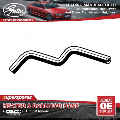 Gates Heater Hose for Nissan Datsun Maxima J30 3.0L VG30E Eng to Valve