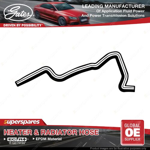 Gates Heater Hose for Holden Barina SB 1.6L 4 Cyl DOHC C16XE 1995-On