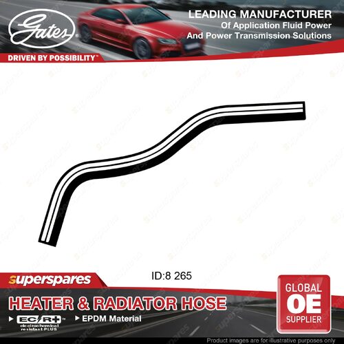 Gates Heater Hose for Toyota Rav4 SXA10 SXA11 3SFE 2.0L Eng to Throttle Body