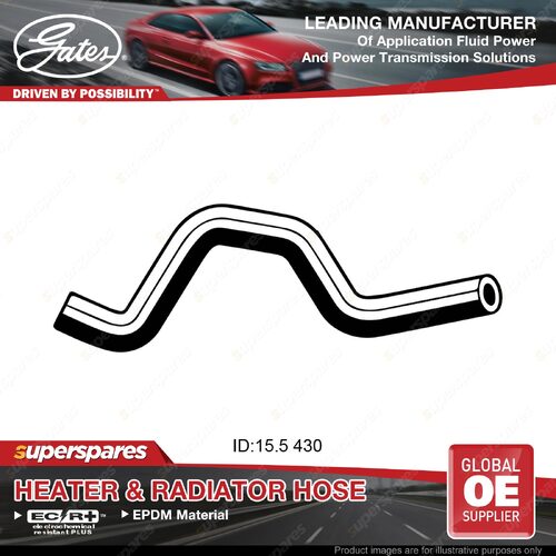Gates Heater Hose for Nissan Datsun Pulsar N15 Hatchback 2.0L SR20DE 1995-00
