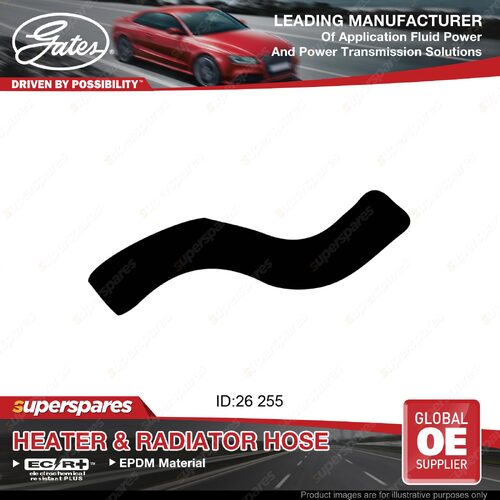 Gates Lower Radiator Hose for Nissan Datsun 1200 B110 1.2L A12 Front W/Heater