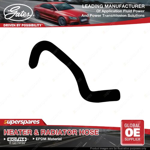 Gates Heater Hose for Ford Courier PD 2.6L 4 Cyl G6 1996-1999 370mm