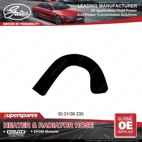 Gates Upper Radiator Hose for Ford Cortina MK I MK II 1.2L 1.3L 1.5L 335mm