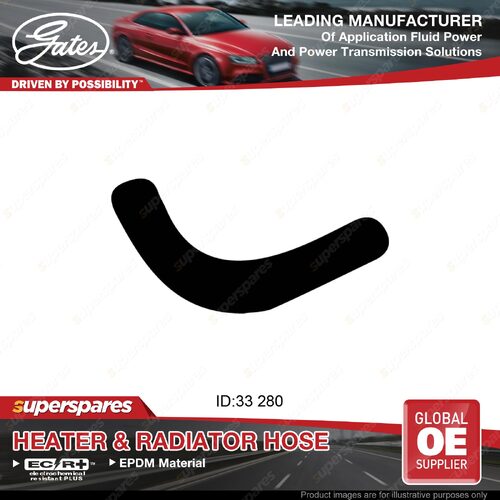 Gates Lower Radiator Hose for Mazda Eunos 1000 LA 1.0L PB 1967-69