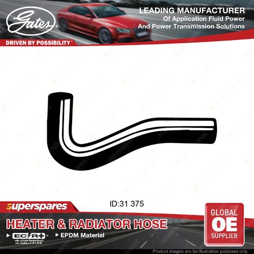 Gates Lower Radiator Hose for Toyota Corolla KE20 KE25 1.2L 3KH 1970-1974