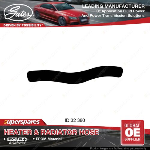 Gates Upper Radiator Hose for Toyota Crown MS65 2.6L 4M 6 Cyl SOHC 1971-1974