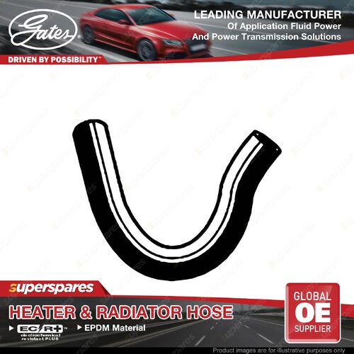 Gates Upper Radiator Hose for Holden Torana UC 1.9L 1900 1978-1980 W/ AC