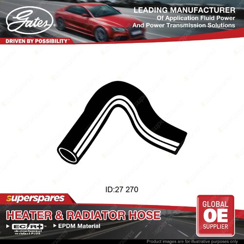 Gates Upper Radiator Hose for Nissan Datsun Sunny B210 B310 A12 A14 1.2L 1.4L