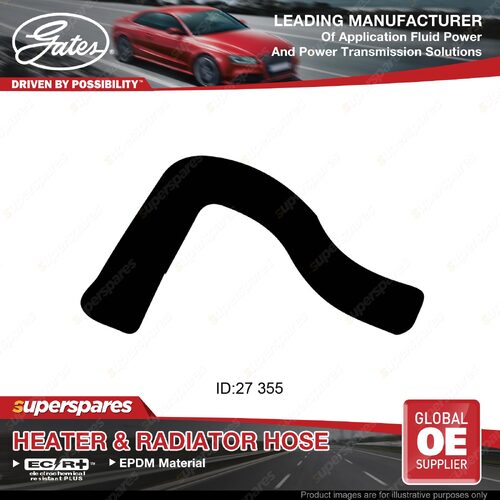 Gates Upper Radiator Hose for Nissan Datsun 620 620 1.5L J15 10/73-80