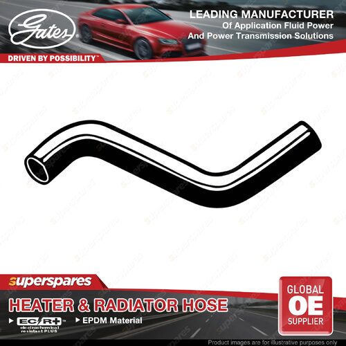 Gates Upper Radiator Hose for Nissan Datsun Pulsar N10 1.4L A14 1980-82